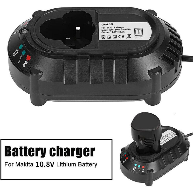 Зарядное устройство для Makita BL1013 BL1014 10,8-12 В литий-ионные батареи DC10WA электрическая дрель шуруповерт инструменты источник питания зарядное устройство