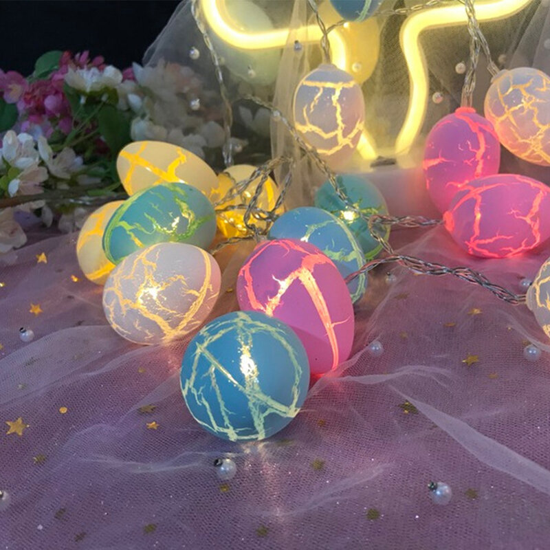 卵の形をした照明,暖かい白色のバッテリー,3v,ip42,PVC,パーティーの装飾,ハロウィーン