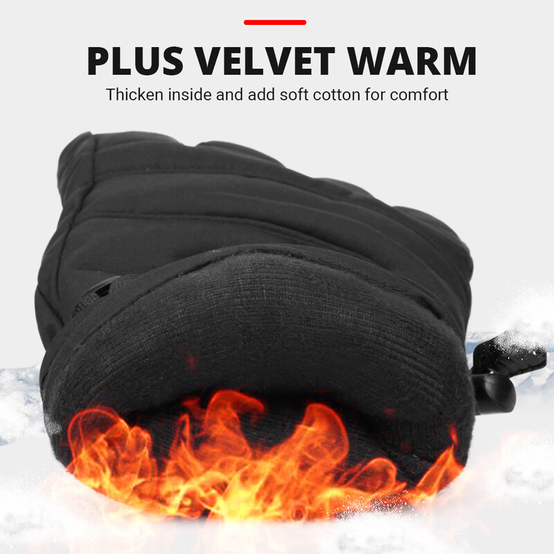 Luvas aquecidas para homens, Bateria AAA, Luvas térmicas com tela sensível ao toque, Luvas de aquecimento elétrico para inverno