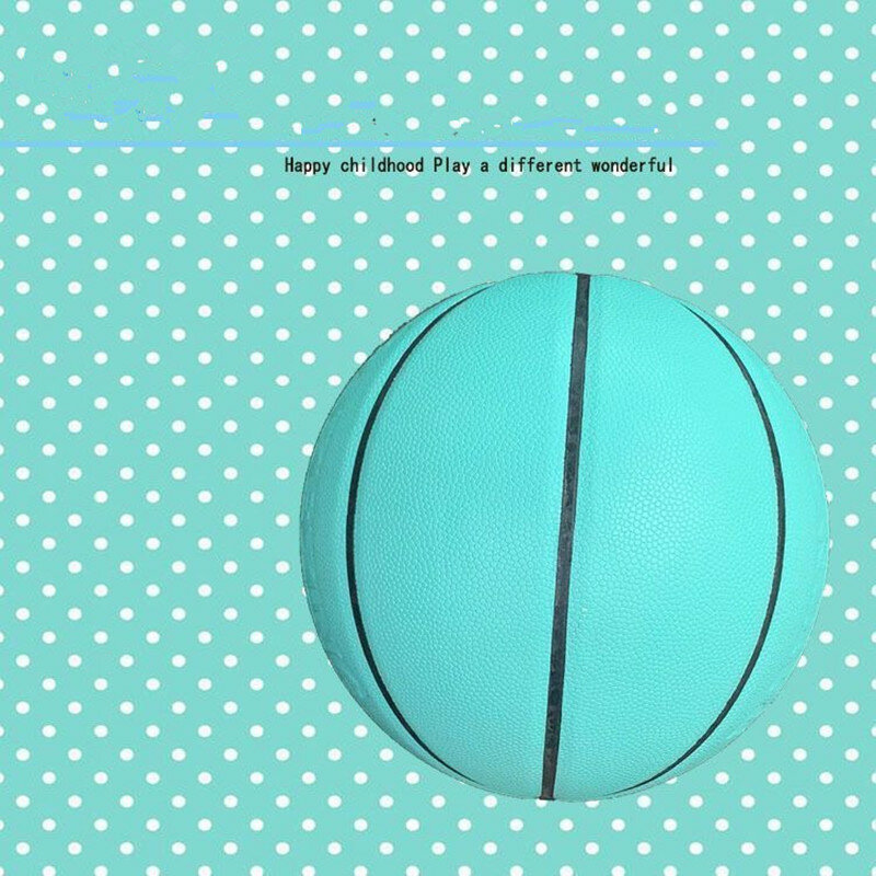 Baloncesto antideslizante personalizado para niños y niñas, regalo de cuero suave de PU, alta elasticidad, resistencia al desgaste para interiores y exteriores, tamaño 5, Tamaño 7