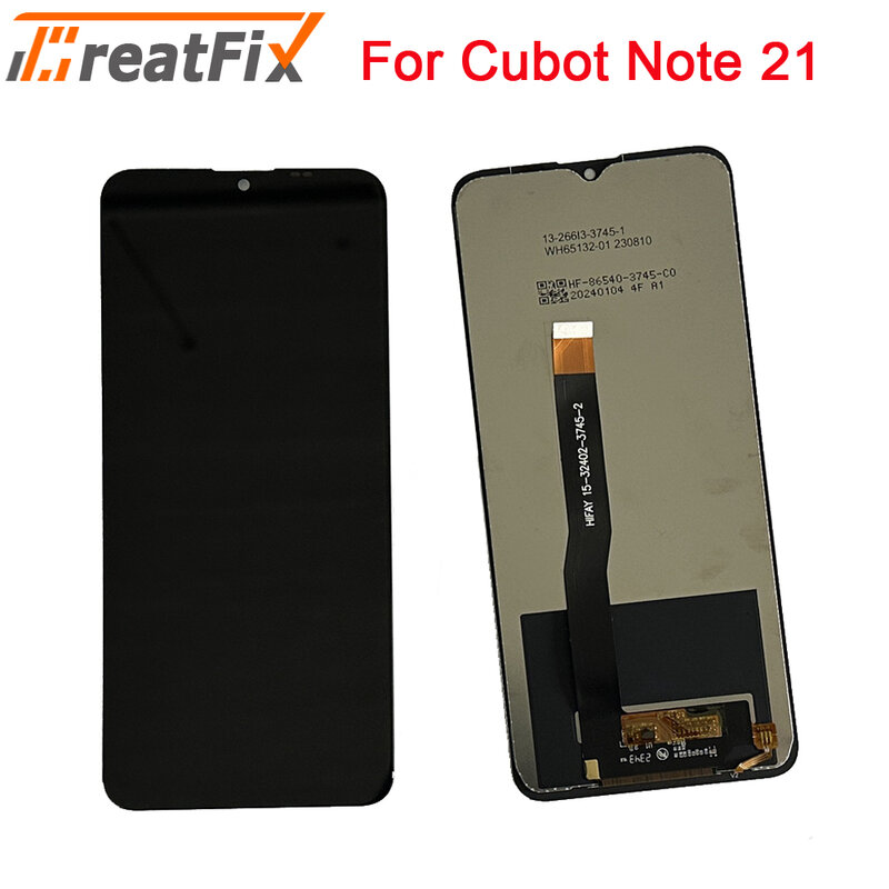 ได้รับการทดสอบของแท้สำหรับ cubot Note 21 LCD ทัชสกรีนดิจิไทเซอร์จอแสดงผล LCD cubot Note 21