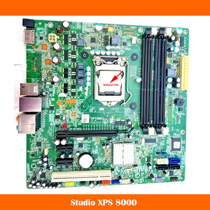 Placa base de escritorio para DELL Studio XPS 8000 DP55M01 X231R 0X231R 1156, placa base completamente probada