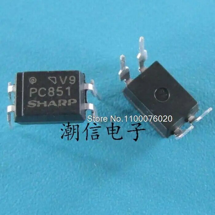 Circuit intégré d'alimentation PC851 DIP-4, en stock, 50 pièces/uno