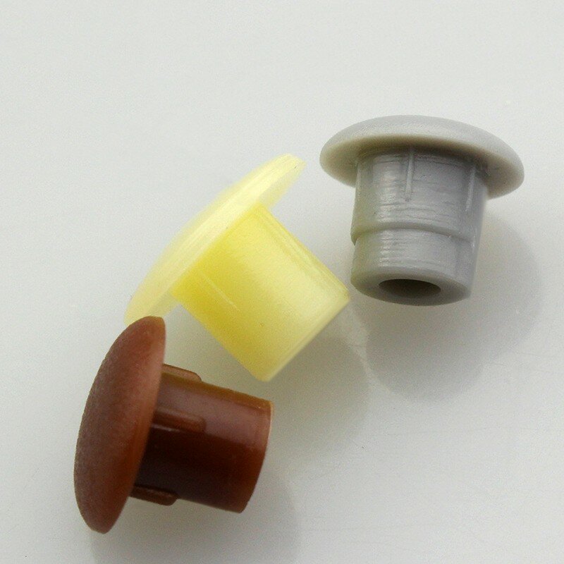 200 sztuk plastikowy otwór wtyczka meble upiększanie gumowa zatyczka wtyczka akcesoria otwór na śrubę dekoracyjna pokrywa 5cm otwór wtyczki