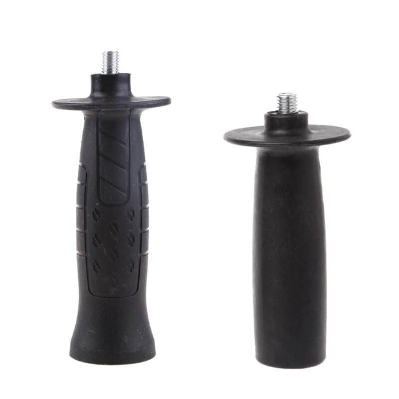 アングルグラインダー用の黒いプラスチックハンドル,耐久性があり,快適なグリップ,取り付けが簡単,電動工具,プラスチックハンドル,8mm, 10mm, 1個