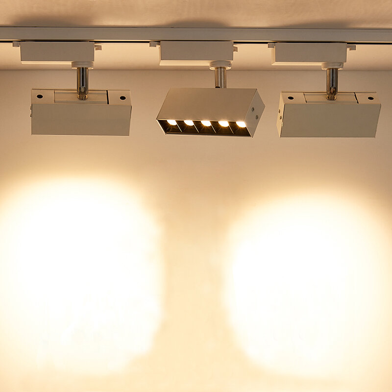 Luz Led de pista de 220V, lámpara de aluminio de alta calidad, accesorio de foco para tienda de ropa, hogar, 10/20/30W
