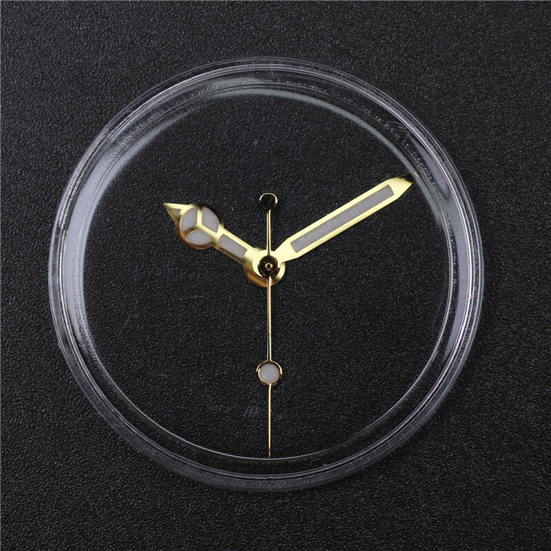 High Quality Watch Hands 12.5*12*8  Polished Silver Gold C3 Bgw9 Green Blue Bright Luminous For Nh35 Nh36 Movement Seiko Mod