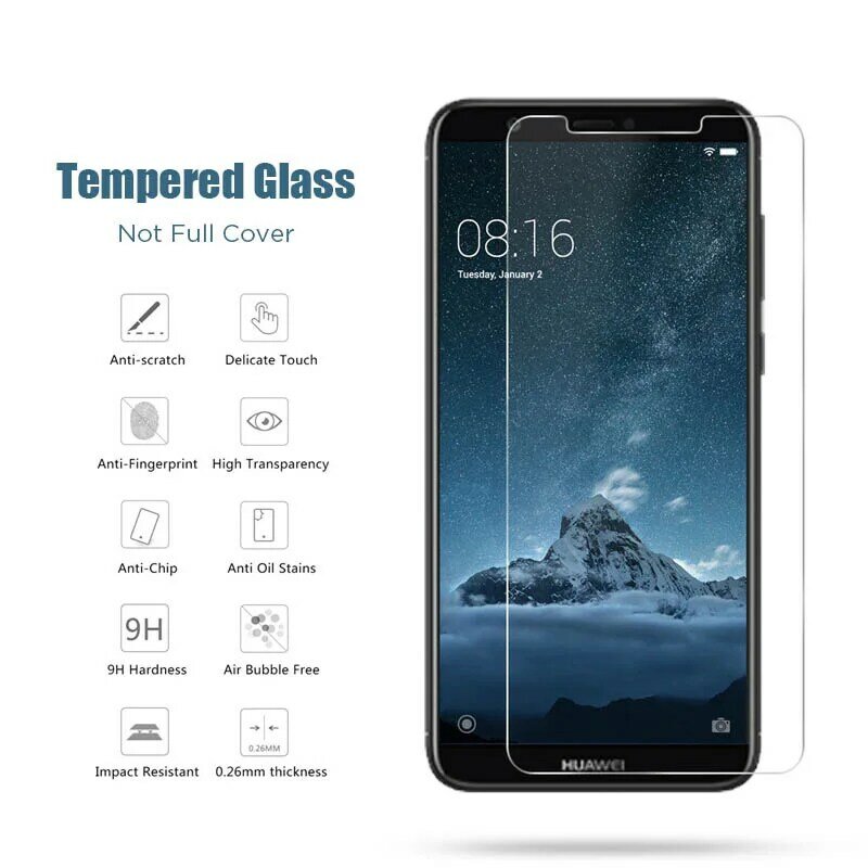 Защитное стекло для Huawei P30 P40 P20 Mate 20 Lite Y6 Y7, закаленное стекло для Huawei P Smart Z 2019 2021 Nova 5T, 3 шт., 2 шт.