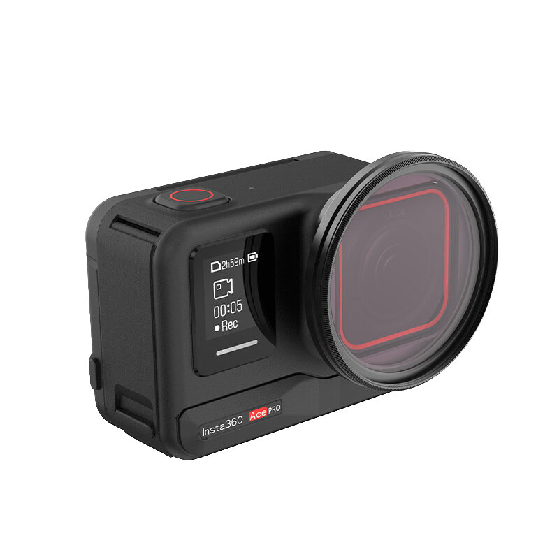 Portafiltro telaio protettivo in metallo per accessori per fotocamere sportive Insta360 Ace Pro/ACE