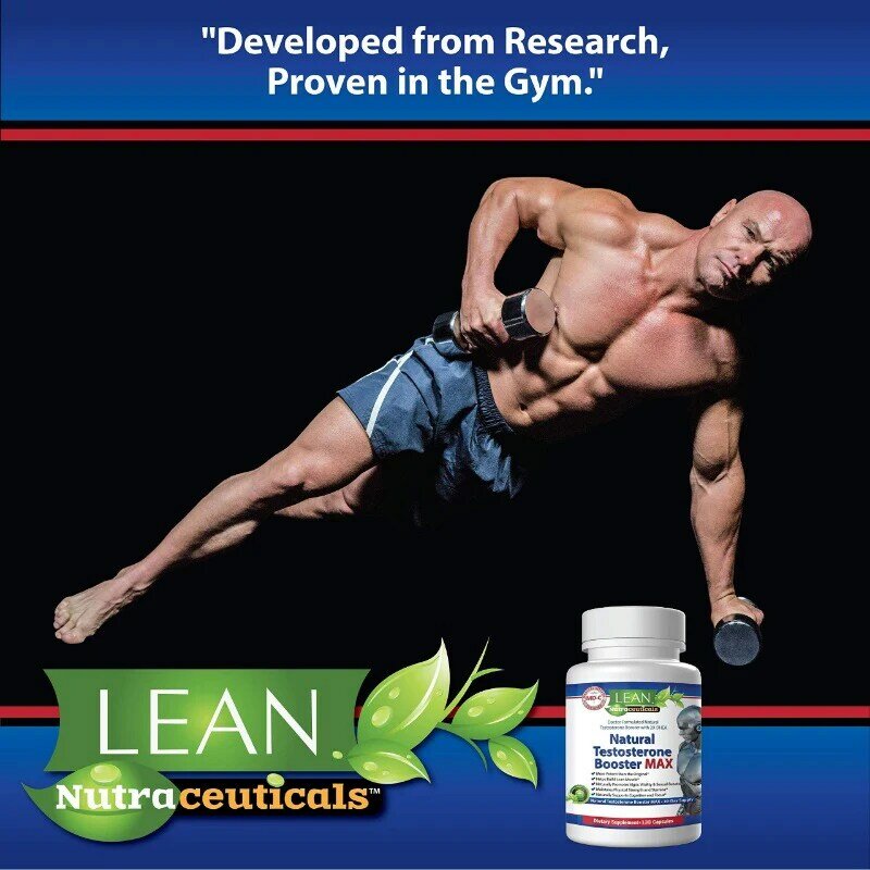 Männer der Testosteron Booster Max Natürliche Wirkstoffe Metabolische Booster Muscle Builder Steigert Maximale Leistung in Männer