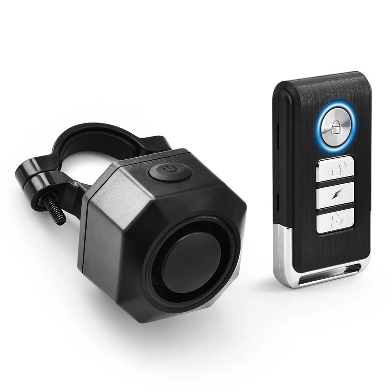 2022 wasserdichte Motorrad Vibration Alarm Wireless Anti-Verlorene Fahrrad Fahrrad Alarm USB Rechargeble Vibration Detektor NEUE