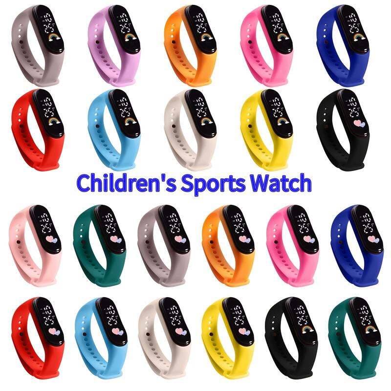 子供のための防水電子LED腕時計、子供と女の子のためのデジタルスポーツウォッチ、新しい