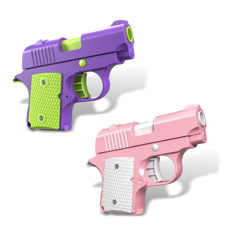 Impressão 3D modelo pistola carga vazia DIY pistola brinquedo perfeita para crianças idade escolar