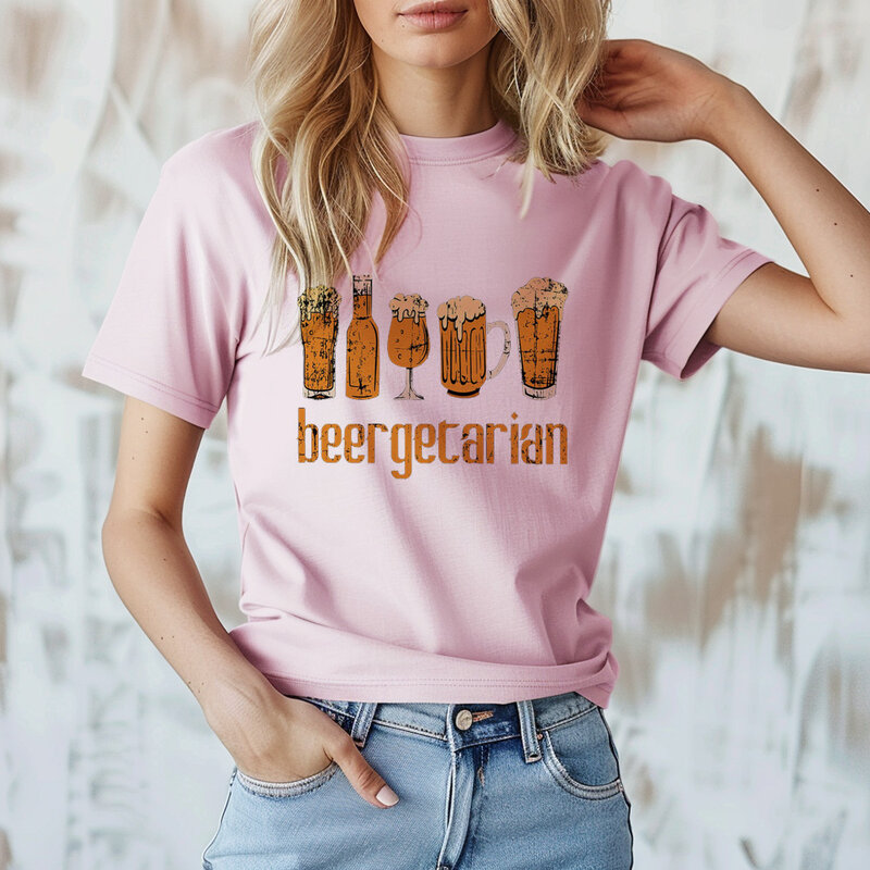 Camisetas con estampado japonés para hombre, ropa con estampado de cerveza