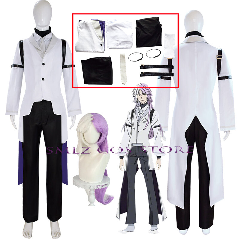 Sigma Cosplay Anime BSD 4. Kostium Sigma Trench mundur na Halloween bożonarodzeniowy strój na imprezę dla mężczyzn kobiet