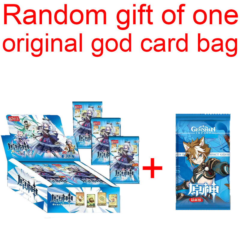 Fuori dalla stampa Genshin Impact Cards Anime Game TCG Collection Pack Booster Box Rare SSR giocattoli circostante regalo per bambini famiglia