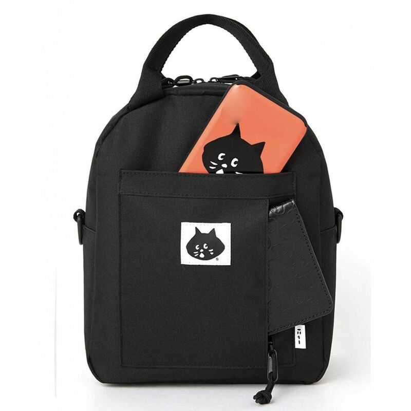 Nylon Messenger Bag New Black Color Waterproof Phone Bag Casual Crossbody Bag