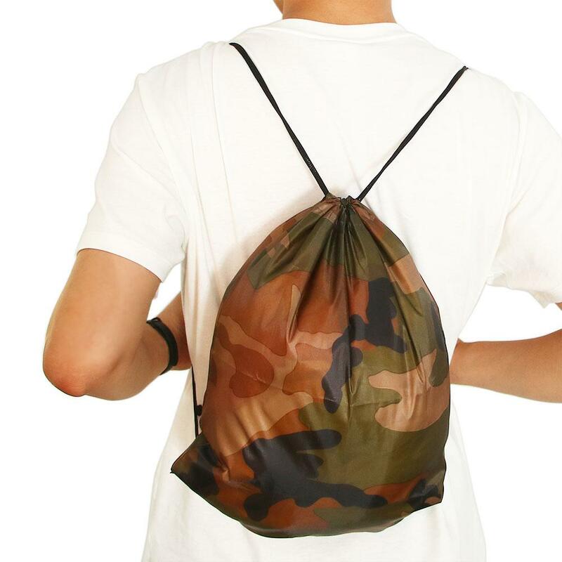 Wyjściowy modny buty do podróży na ubrania jazda na siłowni przenośna torba sportowa plecak kamuflaż torba ze sznurkiem torba oksfordka
