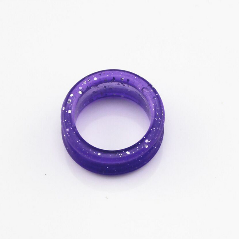 Cincin gunting 16 buah cincin lentur ibu jari silikon hewan peliharaan cincin perawatan Gel silika