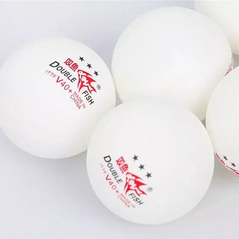 Originele Dubbele Vis V40 + 3 Star 30 Stks Ping Pong Ball Seamed Abs Nieuw Materiaal Tafeltennisballen Ittf Standaard Ping Pong Ballen