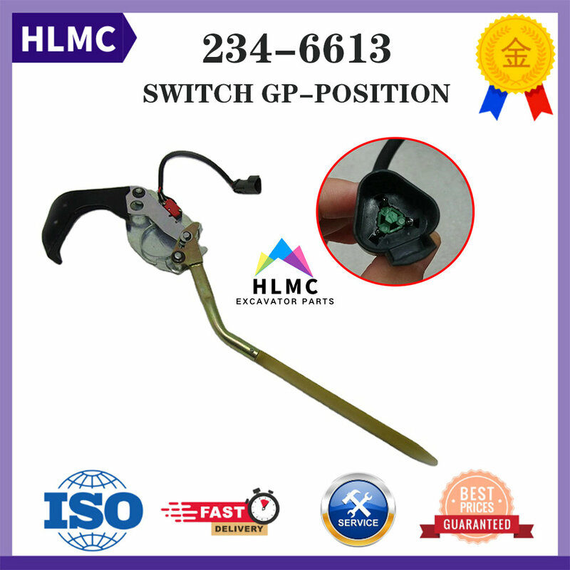 Piezas de maquinaria interruptor GP-POSITION cerradura de seguridad hidráulica E320D Pilot Lock 234-6613 2346613 E320D E325D E329D E336D E330D