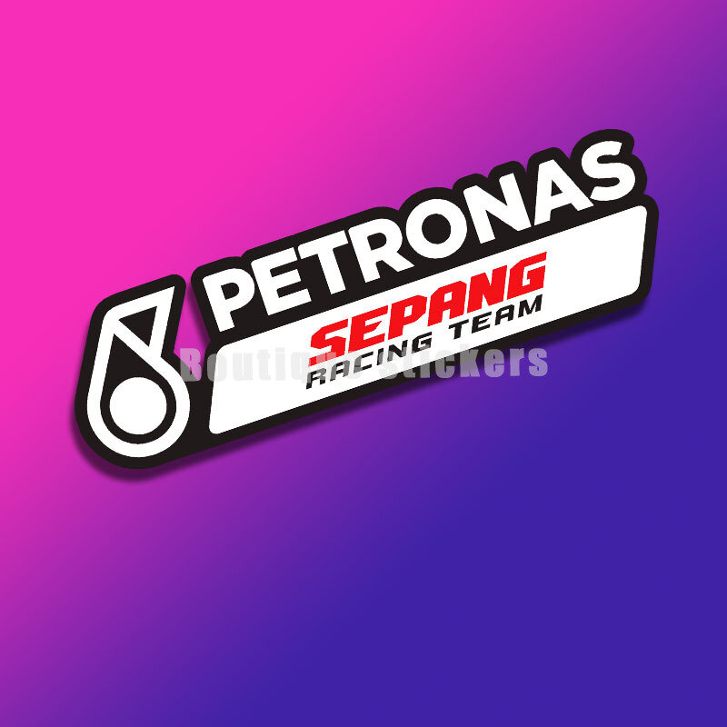 PETRONAS F1 سلسلة أسطول القاطرات والدراجات النارية مقاوم للماء ملصقات عاكسة ملصقات الديكور سيارة التصميم
