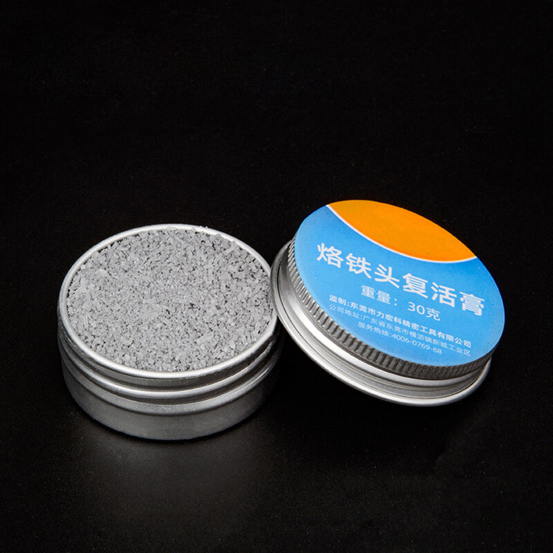 6/16/30G Electrical Soldering Iron Tip Refresher Solder Cream Clean Paste for Oxide Solder Iron Tip Head Resurrection Cleaning