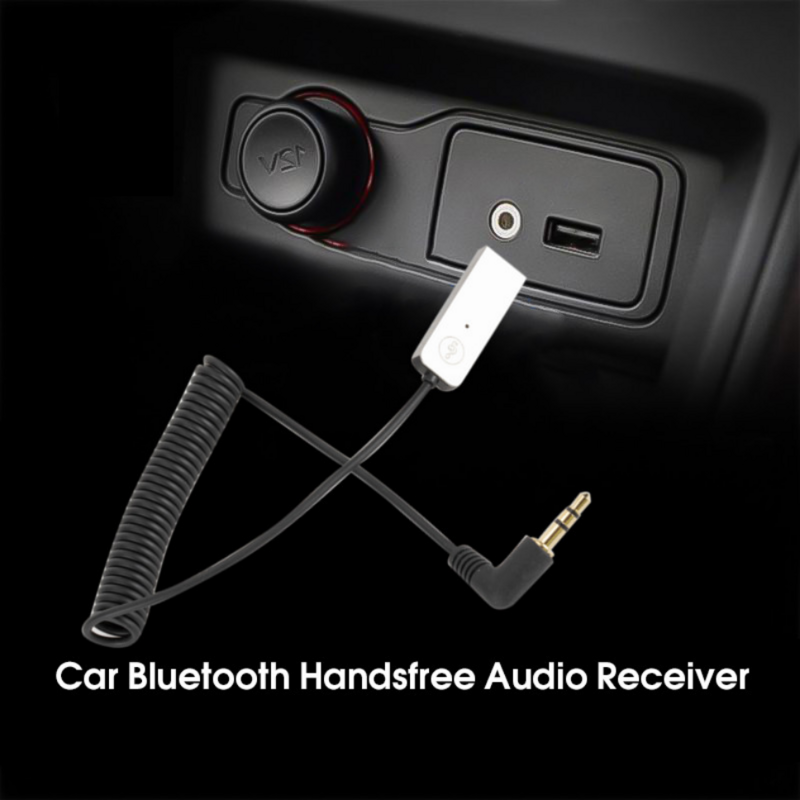 Penerima USB Bluetooth 5.0 mobil, adaptor Dongle musik MP3 Audio AUX Jack USB ke 3.5MM untuk Bluetooth nirkabel Radio FM Speaker