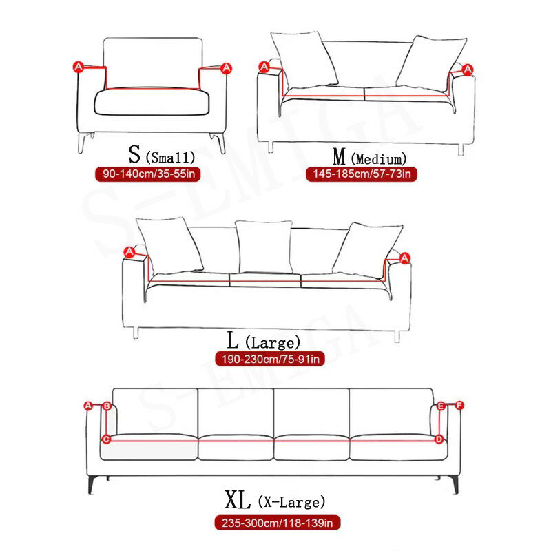 Funda elástica impermeable para sofá de 1/2/3/4 asientos, cubierta protectora de tela fina para sofá esquinero en forma de L