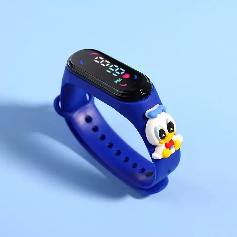 Orologio Anime per bambini Disney Mickey Minnie Stitch Xiaomi Sports Touch braccialetto impermeabile a LED elettronico orologio per bambini regalo giocattolo