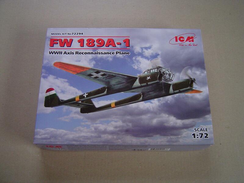 ICM72294 ICM 1:72  FW 189A-1 WWII Axis Reconnaissance Plane Sealed