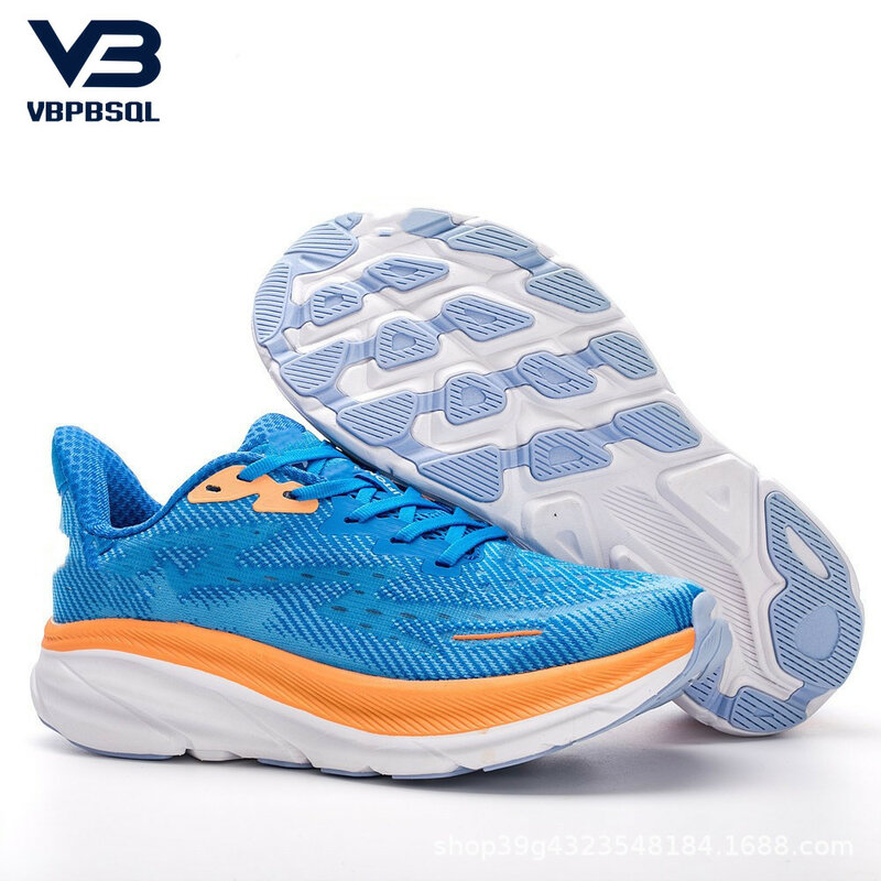 VBPBSQL Clifton 9 Running Shoes for Men Women Non-slip Elastic Soft Sole Outdoor Fitness Jogging Sneakers Sports Shoes