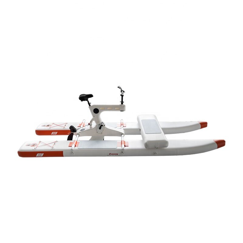 New Design 11.5ft Floating Inflatable Water Bike Bicycle Single Person For Sale