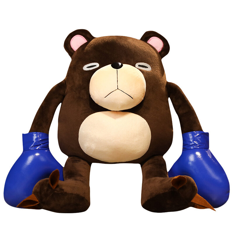 Jujutsu Kaisen Oso de boxeo de peluche suave, personajes de Anime japoneses, muñeca suave, juguetes para niños