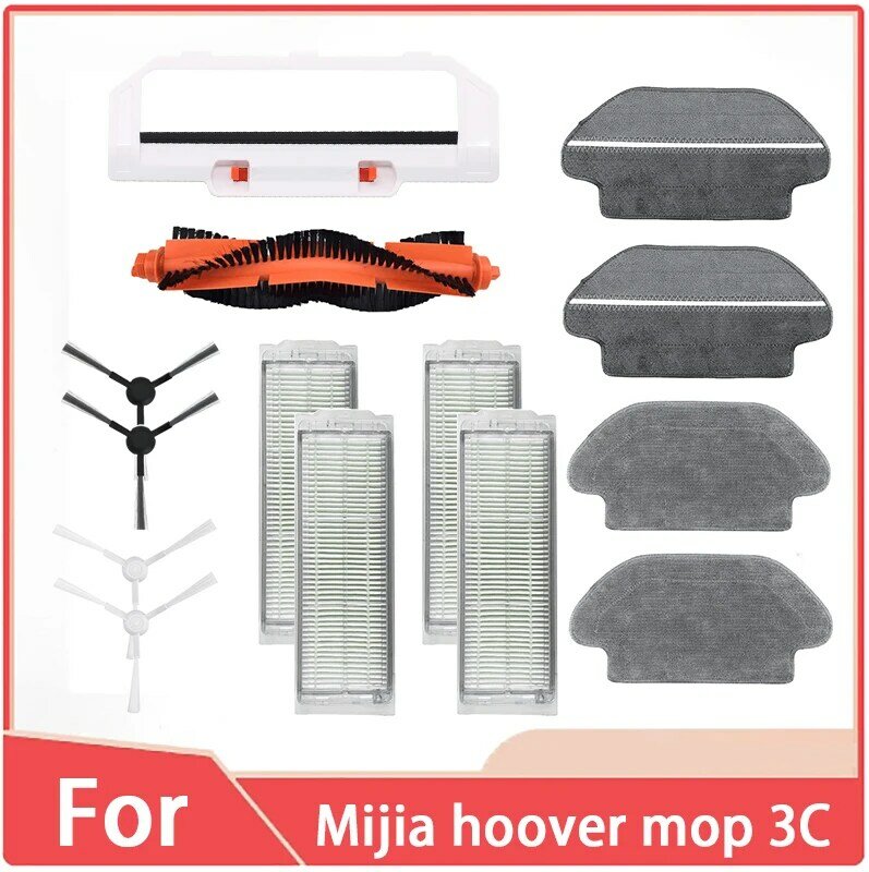 Per Xiaomi Mijia Robot Vacuum Mop 2S 3C Mi Robot Vacuum Mop P Mop Cloths Main Side Brush Filter muslimyj02ym Parts