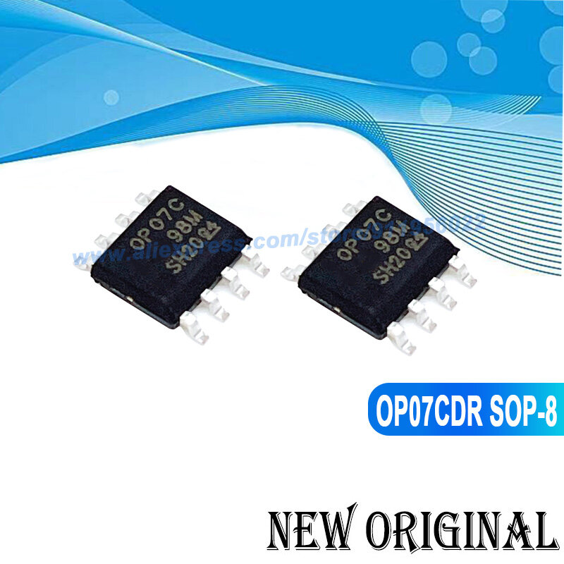 OP07C -SOP-8 OP07CDR ، 5 قطع
