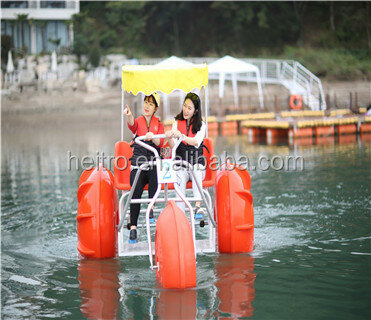 Penjualan laris pedal sepeda air perahu 3 roda besar sepeda air trike
