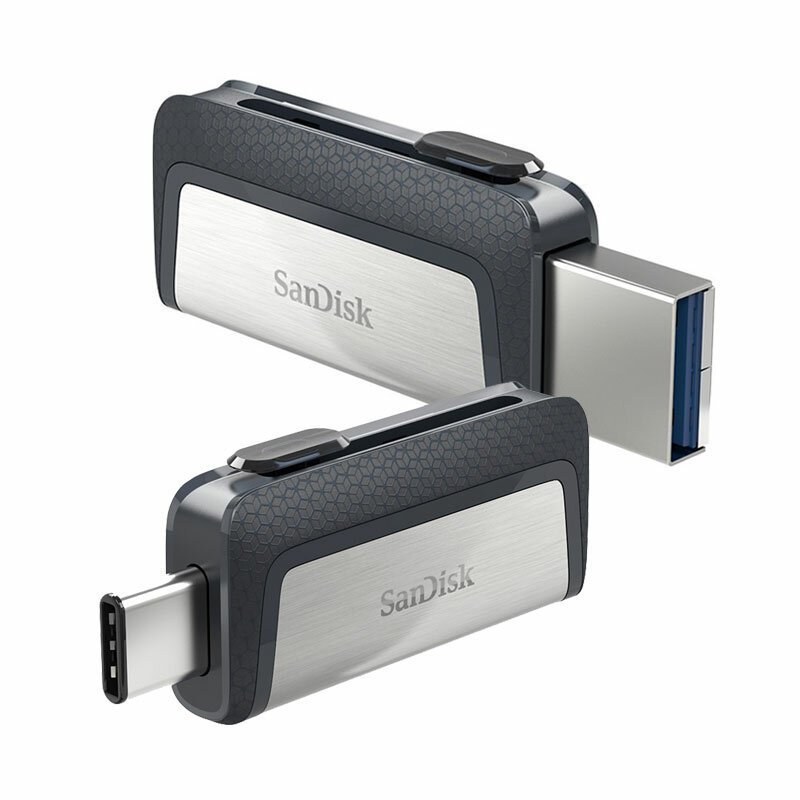 Sandisk SDDDC2 Extreme Type-C 256GB 128GB 64GB USB 2ช่องแฟลชไดร์ฟ USB ปากกา USB 32GB ไมโคร USB แฟลชไดรฟ์ชนิด C