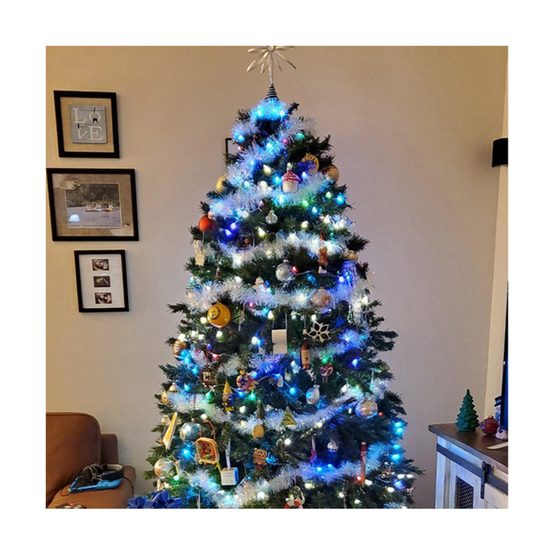 Цветные водонепроницаемые фонари с дистанционным управлением, портативные водонепроницаемые рождественские фонари для Хэллоуина, фонари для елки с вилкой Стандарта США