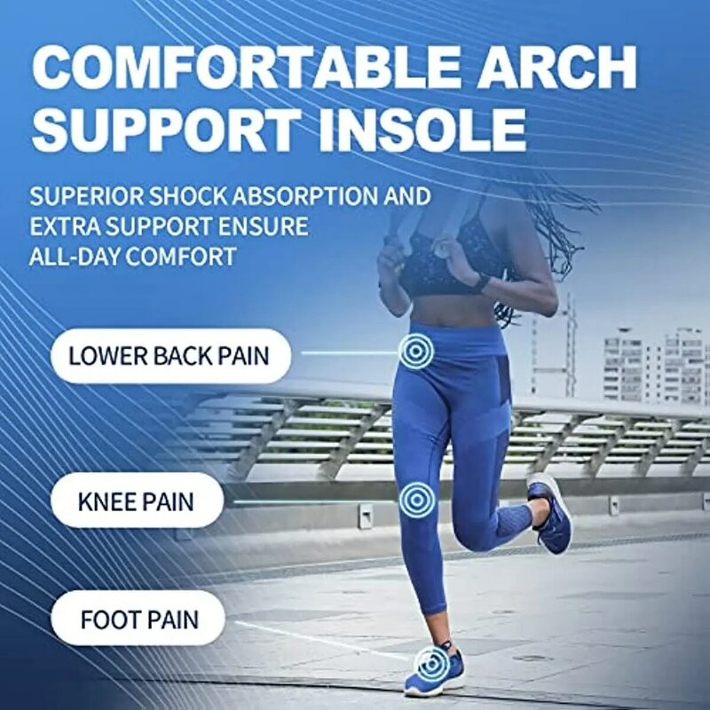 PCSsole Standing All Day Arch Support Insoles,Plantar Fasciitis Heavy Duty Orthotic Insole,Flat Feet,Heel Pain,Gel Air Insole