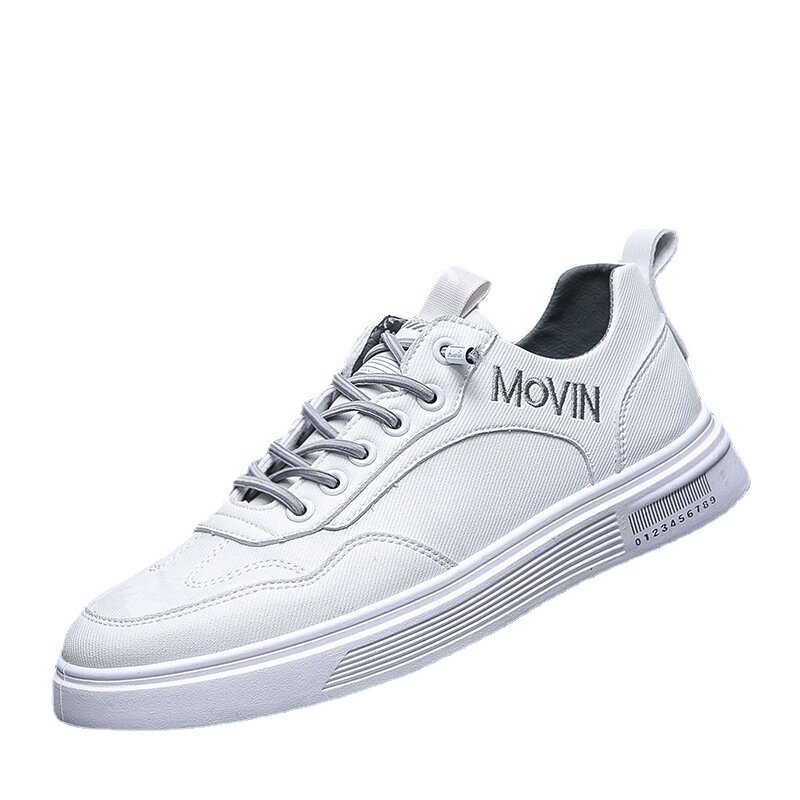 Spring New Men's Shoes White Shoes Sports Shoes Fashion Leather Casual Shoes Hot Sale Men's Vulcanized Shoes Shoes Men