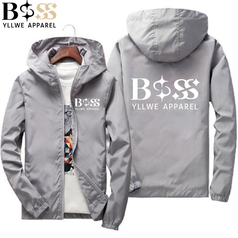 2024 BSS YLLWE одежда весна осень Высококачественная Мужская Солнцезащитная куртка для спорта на открытом воздухе с капюшоном модная повседневная куртка
