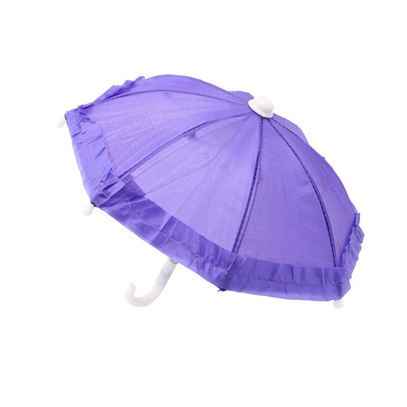 Миниатюрный зонт для кукольного домика, зонтик от солнечного дождя 1/4 1/6, сцена жизни, милый зонтик, подвесной декоративный реквизит, Декор