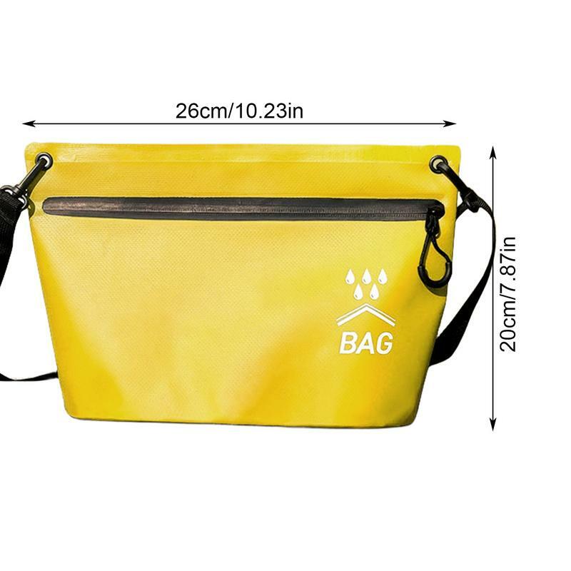 Único ombro Travel Bag para artigos de higiene pessoal, impermeável Toiletry Bag com Zipper, Multifuncional Viagem Organizando Suprimentos, Grande