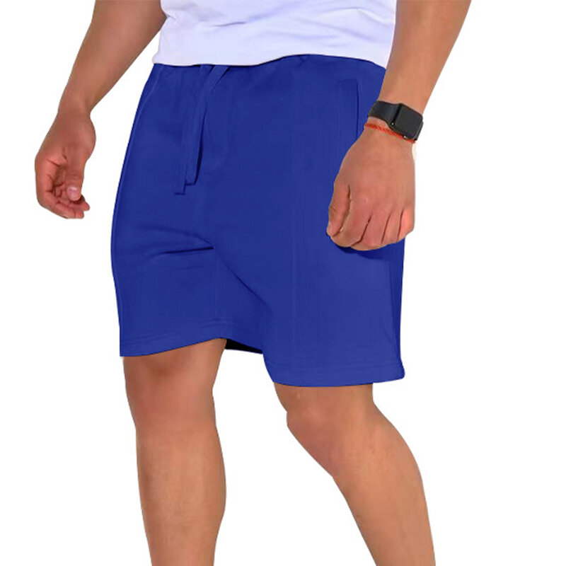 Pantalones cortos de moda para hombre, pantalones sueltos de gimnasio para Fitness, pantalones cortos de gran tamaño para correr