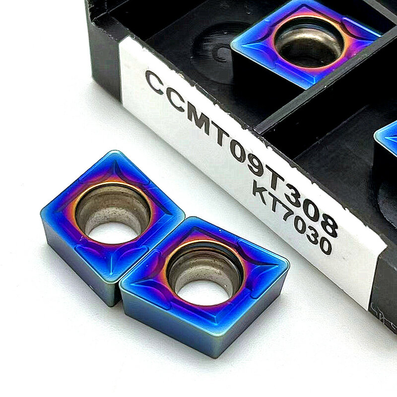 Nano Blue CCMT09T304 KT7030 CCMT 09t308 KT7030 External Turning Tool Carbide blade NC Tool High Quality CCMT09t 304