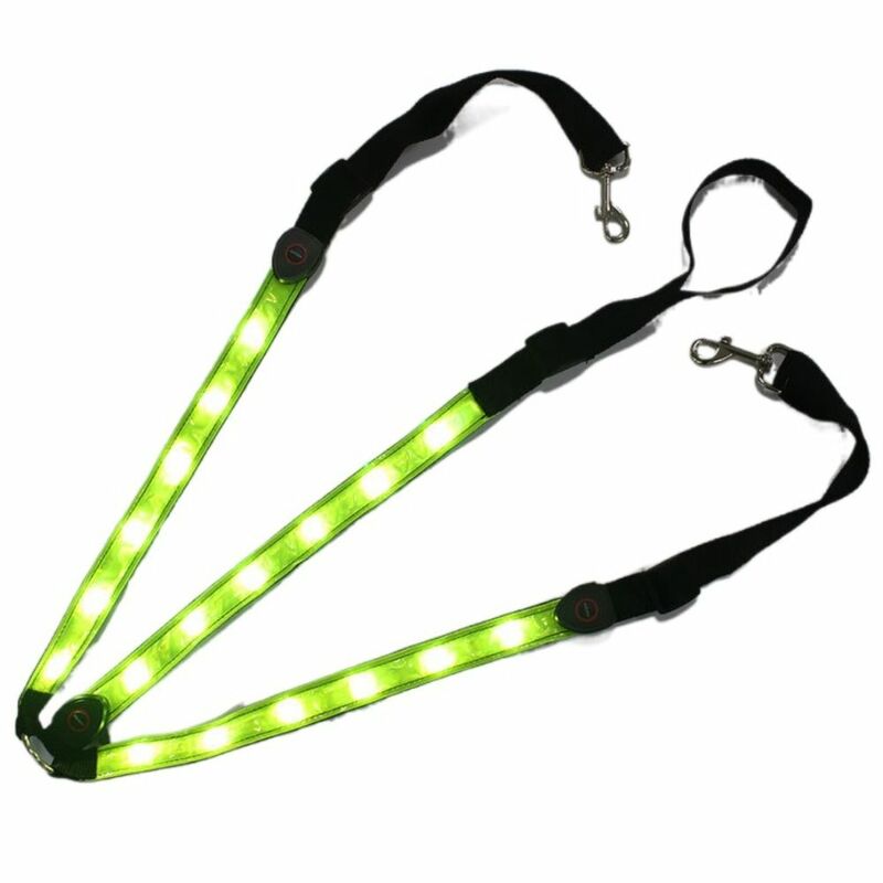 Chargeable LED Horse Harness Night Visible Decoration Flashing Horse Collar Breastplate Crupper LED Outdoor Sport