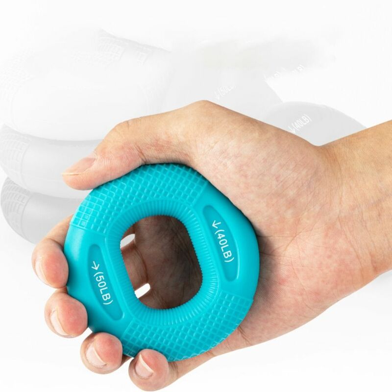 Портативный ручной Эспандер для мышц с кольцом-шариком, силиконовый ручной Эспандер для тренировок на палец