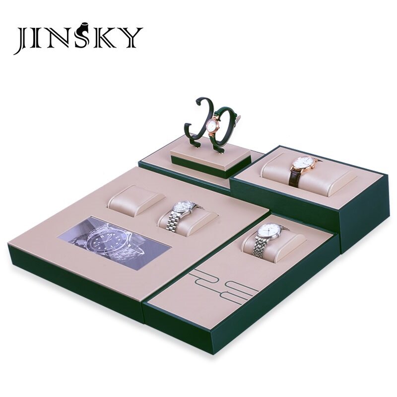 Personalizado JINSKY-Exhibición de joyería para relojes, embalaje de joyería