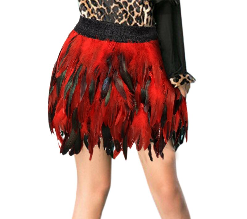 Kobiety Kostiumy z piór Elastyczna talia High Street Seksowna mini spódniczka Nowa spódnica wieczorowa w gradientowym kolorze Czarny Fioletowy Plus Size